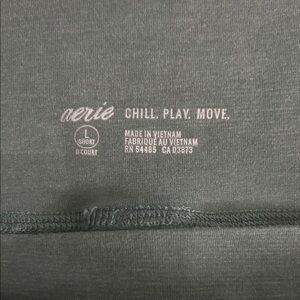 Aerie green camo Chill Play Move leggings